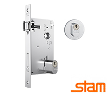Fechadura Pivotante STAM 1601 - Roseta Redonda