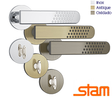 Fechadura Residencial STAM Banheiro 823/21 - Roseta Redonda