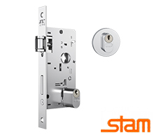 Fechadura Pivotante STAM 803 - Roseta Redonda