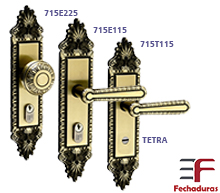 Fechadura Residencial 3f - Colonial Espelho 40mm