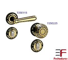 Fechadura Residencial 3f - Colonial Roseta Redonda 40mm