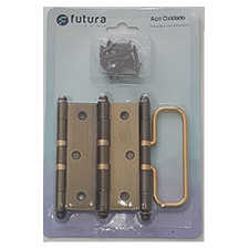 Dobradiça Futura oxidado camarao