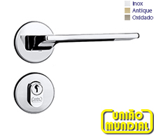 Fechadura Safira União Mundial 40mm - Roseta Redonda