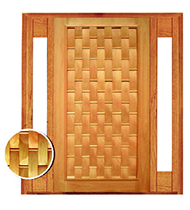 Portal Couro com Vidro