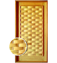 Porta Couro Deitado Pivotante