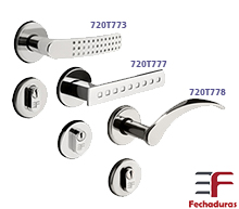 Fechadura Residencial 3F - Roseta Redonda 40mm ou 55mm